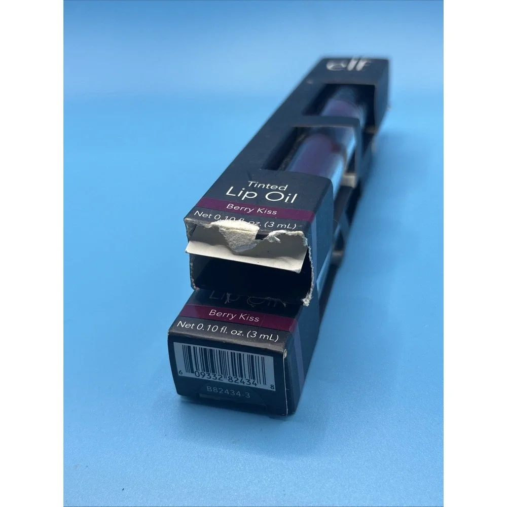 E.L.F. Cosmetics Tinted Lip Oil Berry Kiss New 2 Pack New In Box